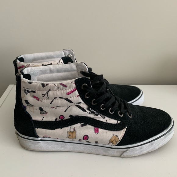 Vans Shoes - VANS hightop makeup print 9.5